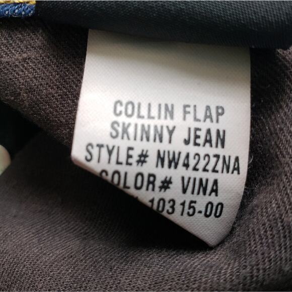 Hudson Collin Flap Skinny Jeans Destroyed Distress - Picture 4 of 4